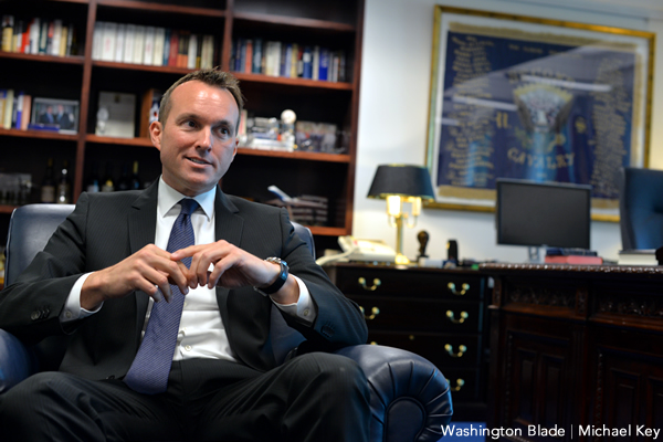 The U.S. Senate this year confirmed Eric Fanning as Army secretary. (Washington Blade photo by Michael Key)