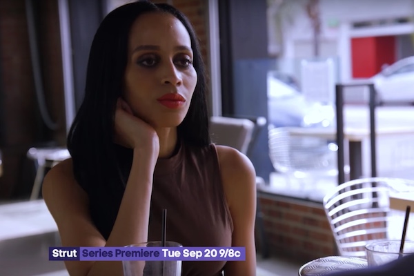 (Isis King on 'Strut.' Screenshot via YouTube.)