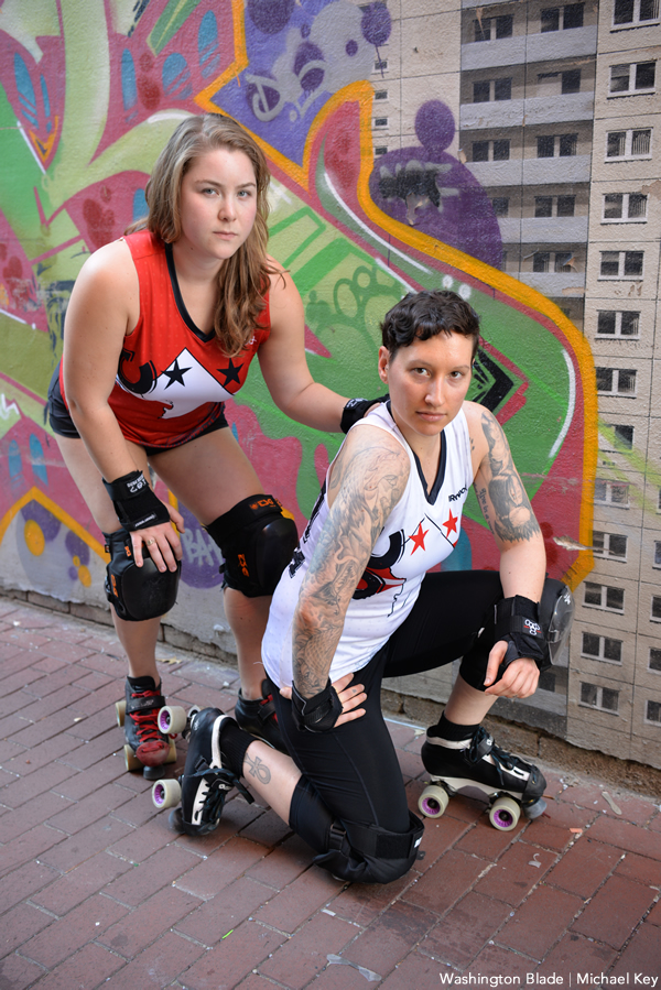 DC Rollergirls (Washington Blade photo by Michael Key)