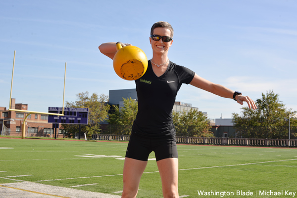 Grace Thompson (Washington Blade photo by Michael Key)