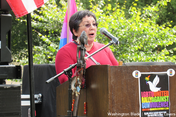 Linda Dominguez, gun control, gay news, Washington Blade