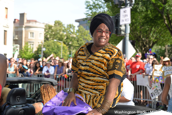 Racine Pendarvis (Washington Blade photo by Michael Key)