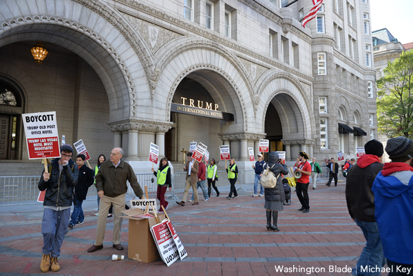 Trump International Hotel, Donald Trump, gay news, Washington Blade, post-election