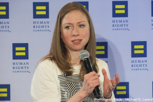 Chelsea Clinton, gay news, Washington Blade