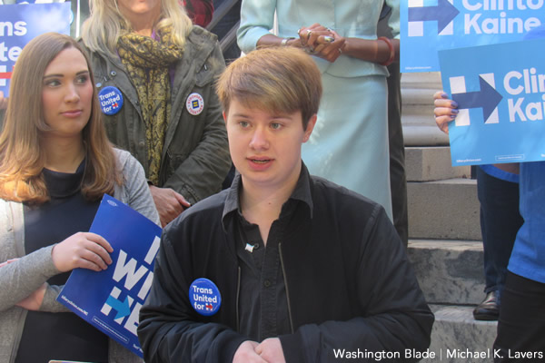 Finn Williams, North Carolina, gay news, Washington Blade