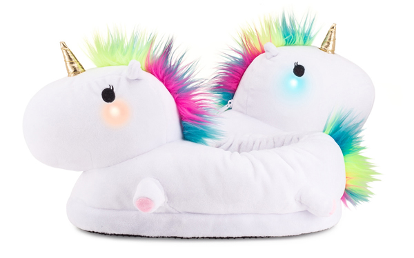 Adult unicorn slippers (Photo courtesy Moon Market)