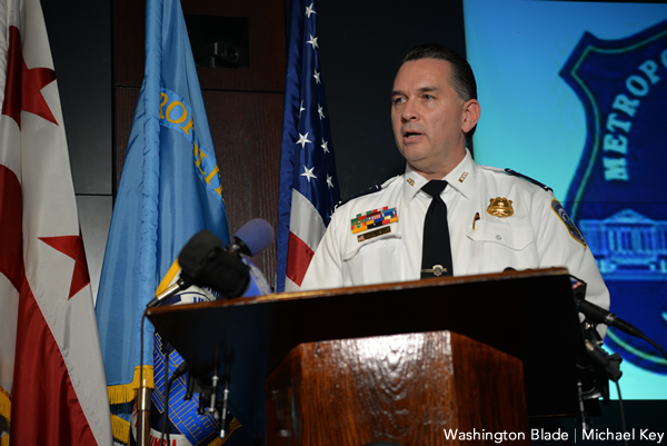 D.C. Interim Police Chief Peter Newsham (Washington Blade photo by Michael Key)