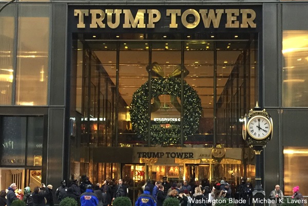 Trump Tower, gay news, Washington Blade, Emoluments Clauses