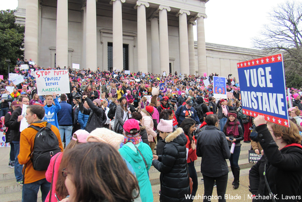 Women's Marches, gay news, Washington Blade