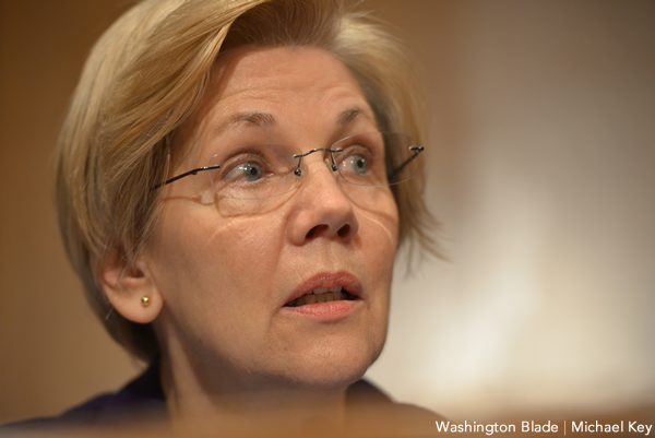 Elizabeth Warren, gay news, Washington Blade