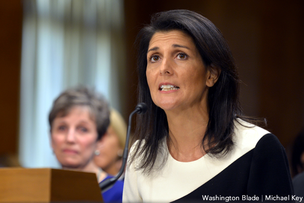 Nikki Haley, gay news, Washington Blade