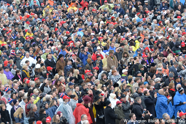 inauguration crowds, gay news, Washington Blade, large crowds in D.C.