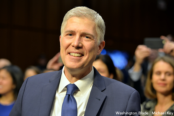 Neil Gorsuch, gay news, Washington Blade