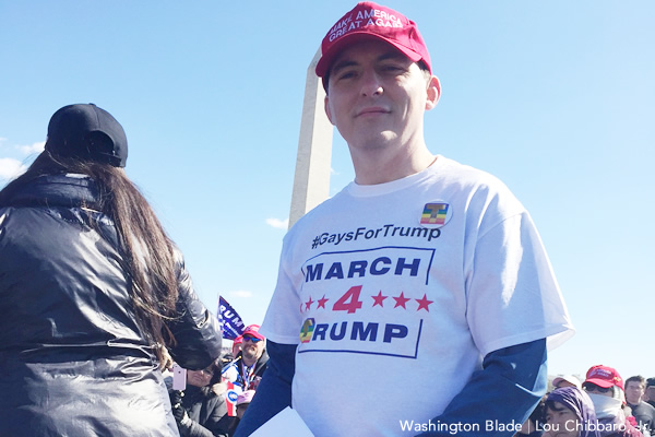 Gays for Trump, March4Trump, gay news, Washington Blade