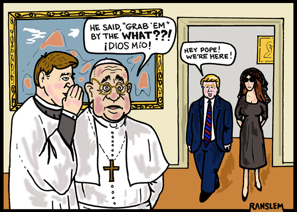 Pope meets Trump, gay news, Washington Blade
