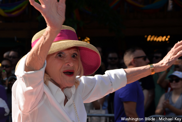 Edie Windsor, Capital Pride parade, gay news, Washington Blade, LGBT deaths 2017