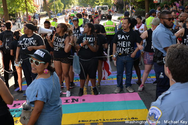 No Justice No Pride, Pride parade, gay news, Washington Blade