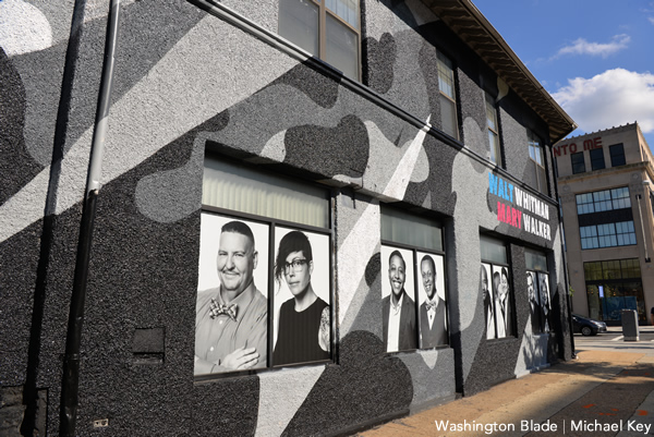 Whitman-Walker Health murals, gay news, Washington Blade, Elizabeth Taylor Building