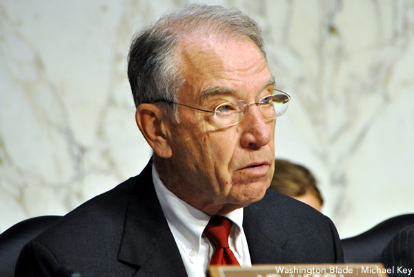 Chuck Grassley, gay news, Washington Blade