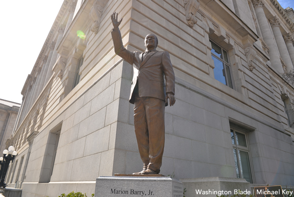 Marion Barry statue, gay news, Washington Blade