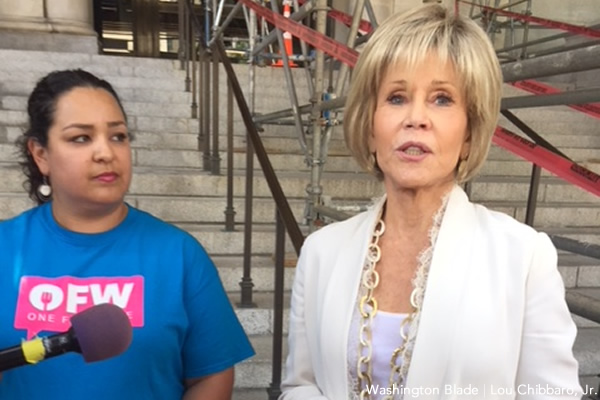 Jane Fonda Initiative 77, gay news, Washington Blade