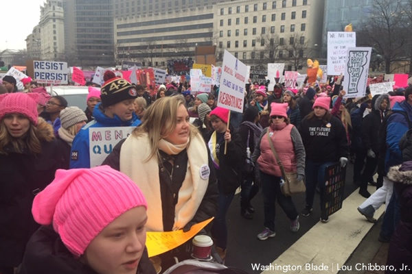 Women's March, gay news, Washington Blade