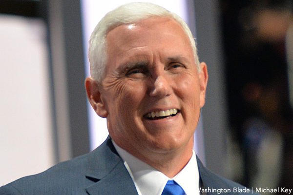 Mike Pence, gay news, Washington Blade