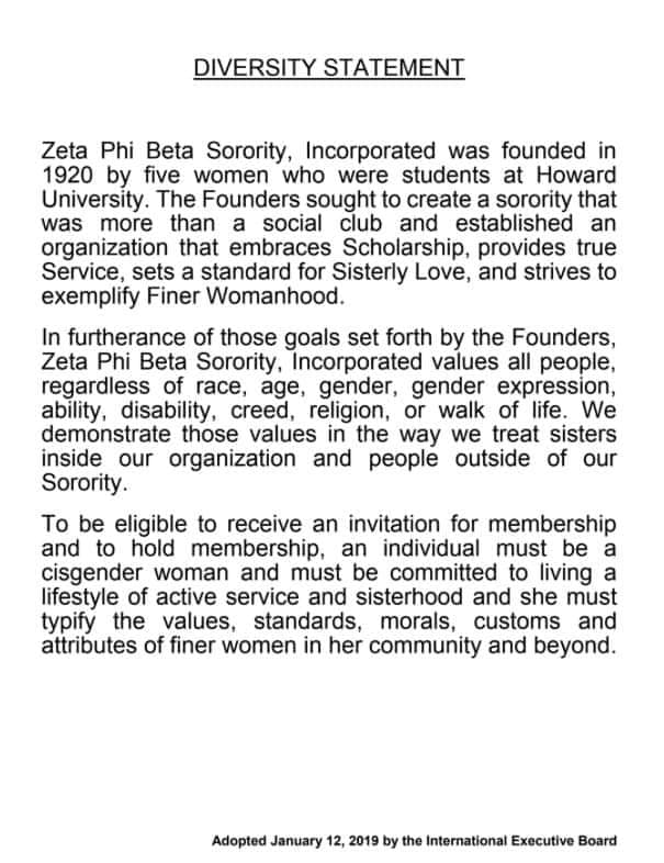 personal statement for zeta phi beta