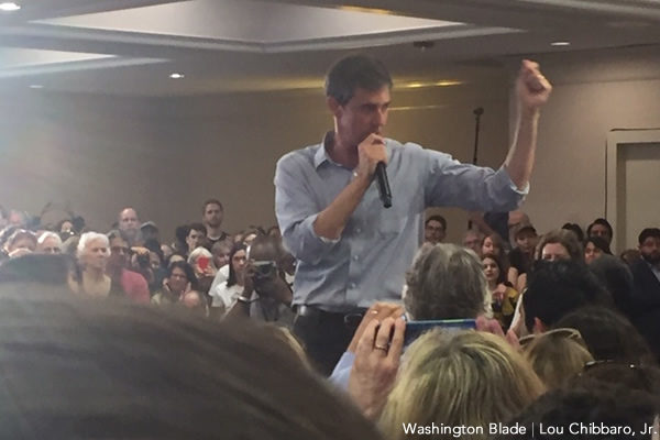 Beto O'Rourke, gay news, Washington Blade