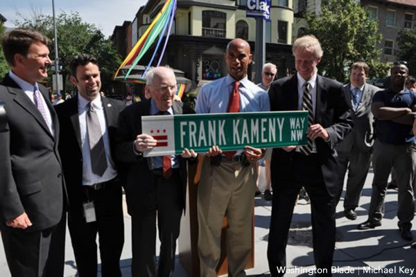 Frank Kameny Way, gay news, Washington Blade