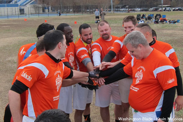 Gay Flag Football League, gay news, Washington Blade