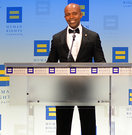 New HRC president lights up crowd at annual dinner New HRC president lights up crowd at annual dinner image