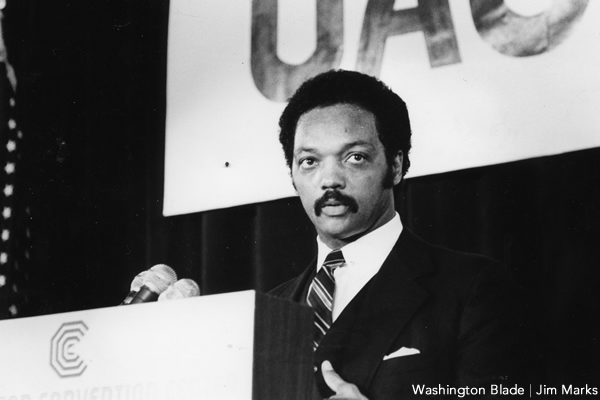 Jesse Jackson, gay news, Washington Blade