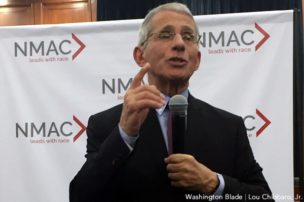 Anthony Fauci, gay news, Washington Blade