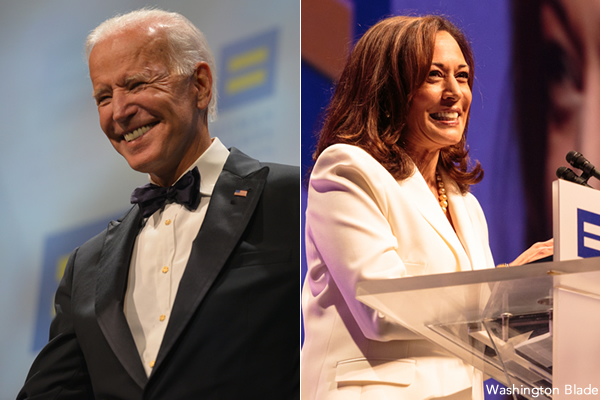 Biden Harris ticket, gay news, Washington Blade