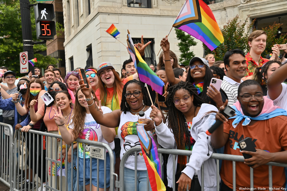 Diverse crowd at Pride Concert DC 2024