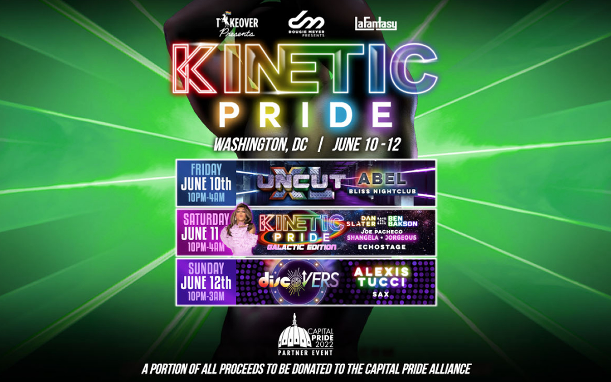 KINETIC Pride DC launches with 3 major