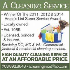A CLEANING SERVICE
