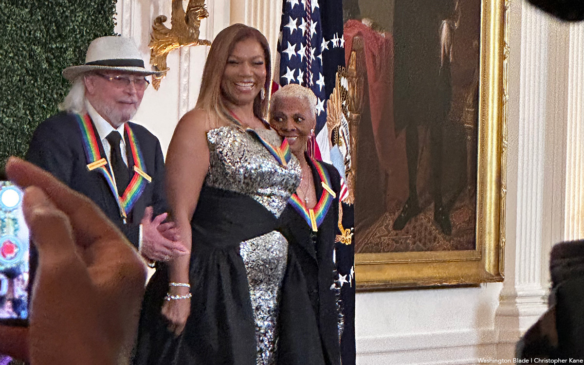 Queen Latifah among Kennedy Center honorees welcomed to White