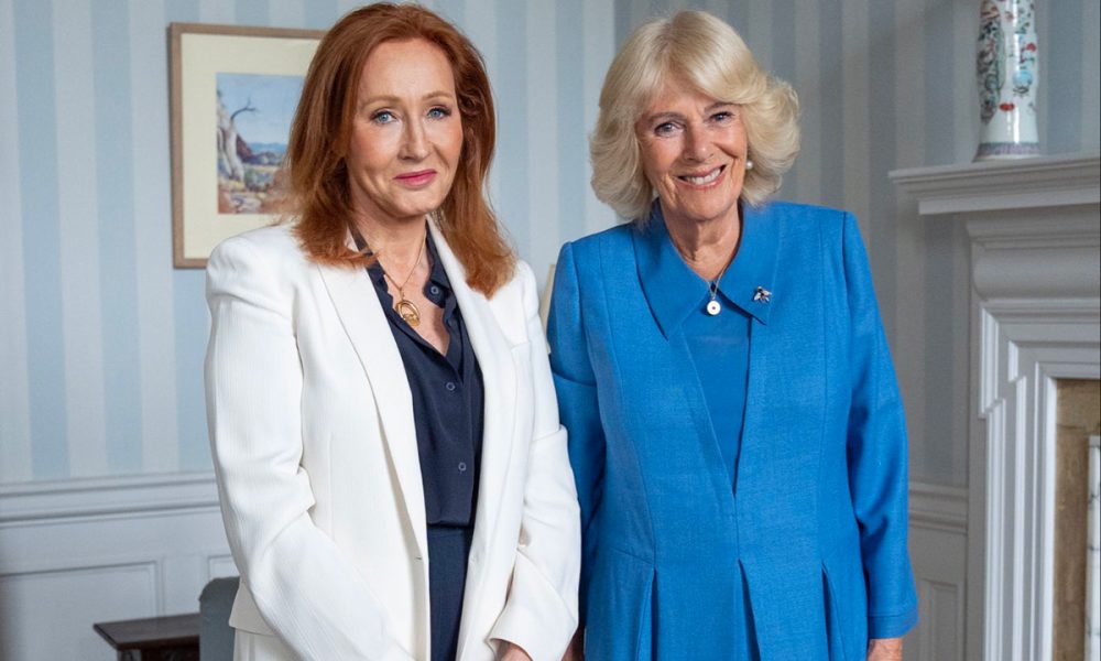 Queen Camilla meets with JK Rowling
